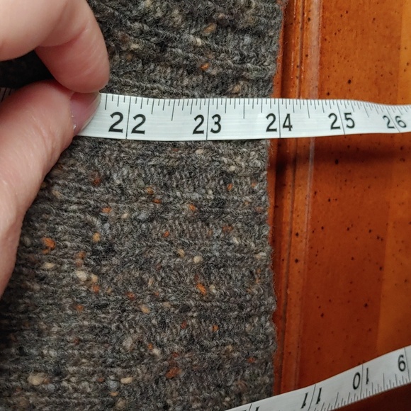 Highland Store Scottish fairisle sweater in bracken tweed fleck wool, women's XS - Picture 5 of 7